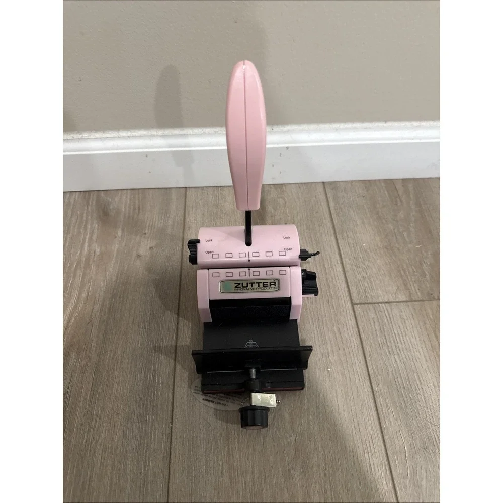Zutter Bind it All V2.0 Pink Scrapbooking Binder Punch Bind Machine Arts Crafts